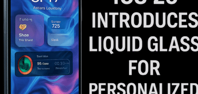 iOS 26 Introduces Liquid Glass for Personalized UX image
