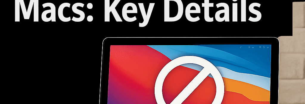 Apple Ends macOS Support for Intel Macs: Key Details image