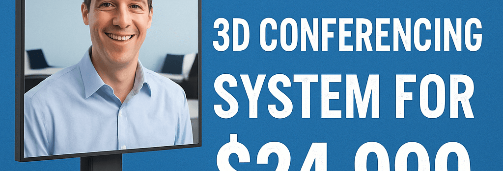 HP Unveils Google Beam 3D Conferencing System for $24,999 image