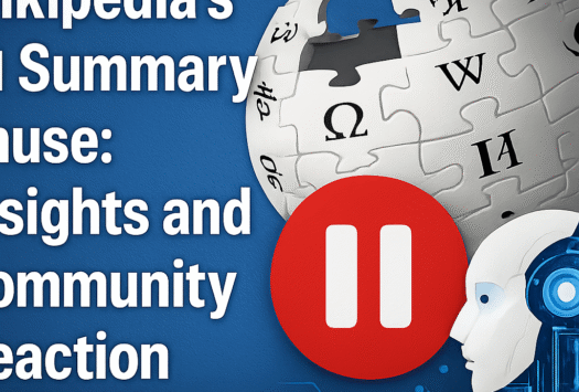 Wikipedia’s AI Summary Pause: Insights and Community Reaction image