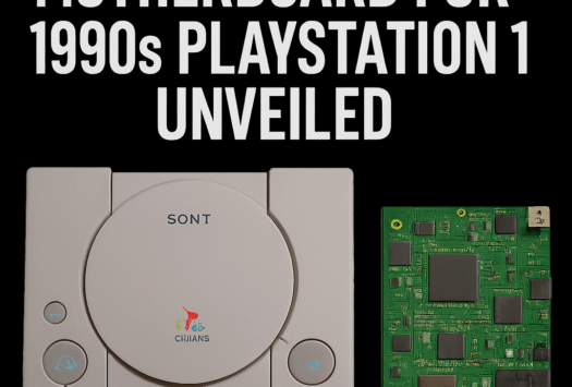 Представлено першу кастомну материнську плату для PlayStation 1 90-х років image