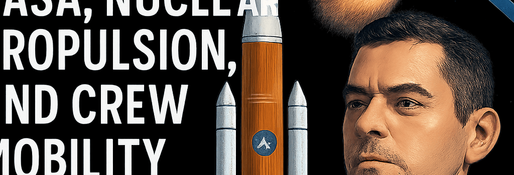 Isaacman’s Vision: Agile NASA, Nuclear Propulsion, and Crew Mobility image