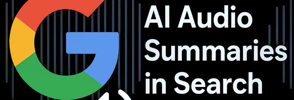 Google Launches AI Audio Summaries in Search Results image