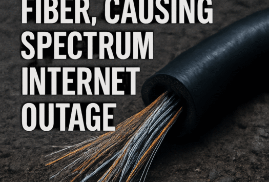 Vandals Cut Fiber, Causing Spectrum Internet Outage image