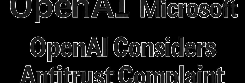 OpenAI Considers Antitrust Complaint Against Microsoft Over Cloud Issues image