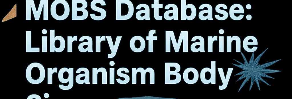 MOBS Database: Library of Marine Organism Body Sizes image
