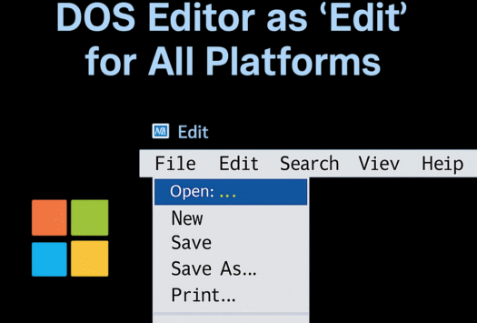 Microsoft Revives MS-DOS Editor as ‘Edit’ for All Platforms image