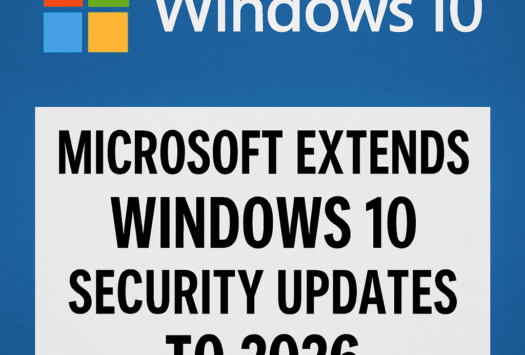 Microsoft Extends Windows 10 Security Updates to 2026 image