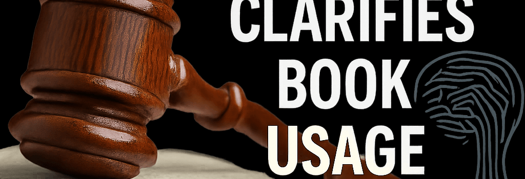 Fair Use Ruling Clarifies Book Usage for AI Training image