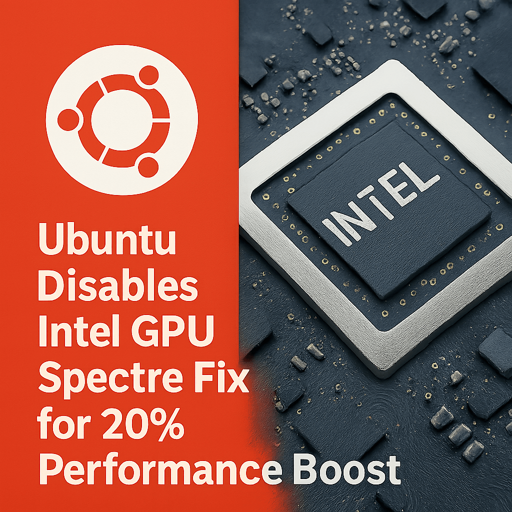 Ubuntu Disables Intel GPU Spectre Fix for 20% Performance Boost - Web ...