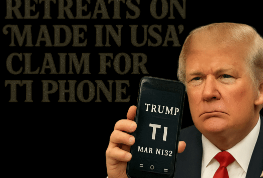 Трамп змінив позицію щодо заяви про «Вироблено в США» для телефону T1 image