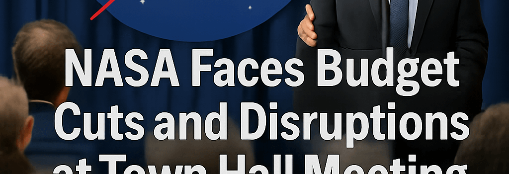 NASA Faces Budget Cuts and Disruptions at Town Hall Meeting image