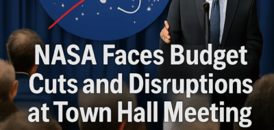NASA Faces Budget Cuts and Disruptions at Town Hall Meeting image