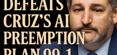 Senate Defeats Cruz’s AI Preemption Plan 99-1 image