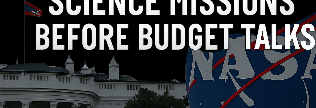 White House Grounds NASA Science Missions Before Budget Talks image