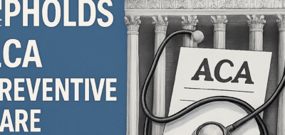 SCOTUS Upholds ACA Preventive Care Mandate image