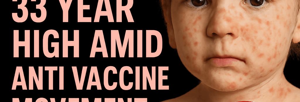 Measles Cases Reach 33-Year High Amid Anti-Vaccine Movement image