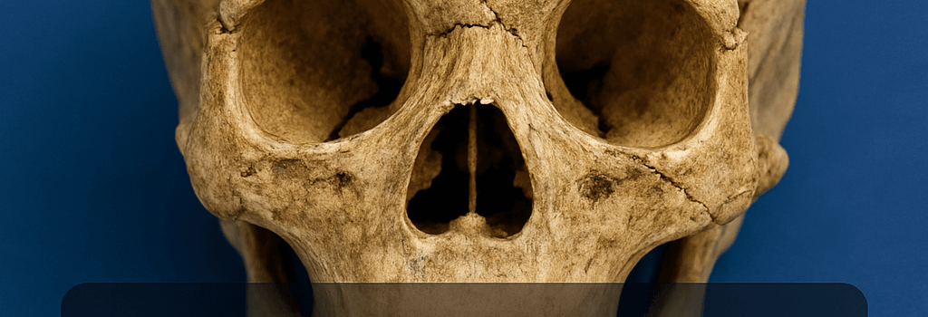 CT Scans Reveal Possible Human-Neanderthal Child Skull image