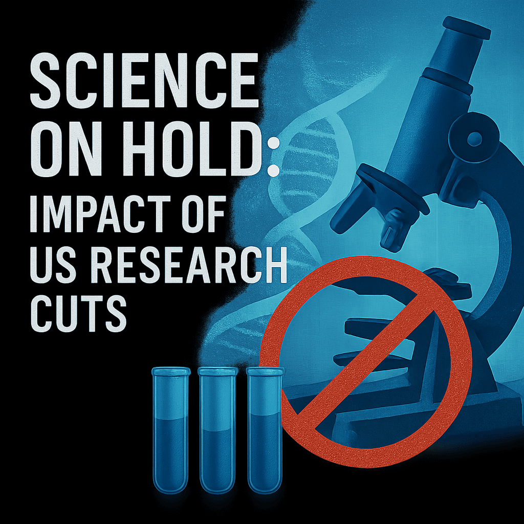 Science on Hold: Impact of US Research Cuts - Web crafting code