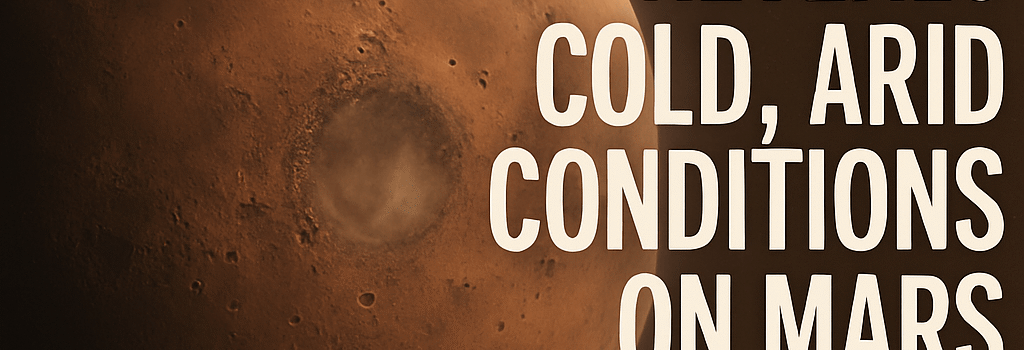 New Model Reveals Cold, Arid Conditions on Mars image