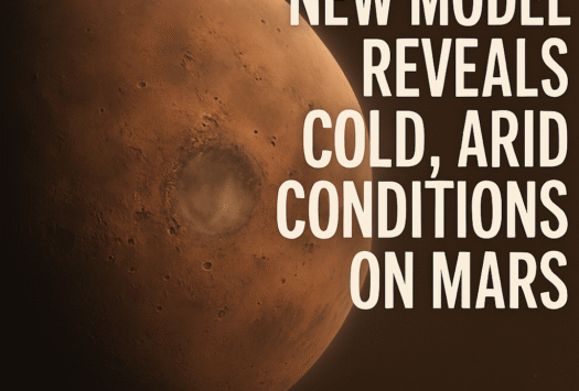 New Model Reveals Cold, Arid Conditions on Mars image