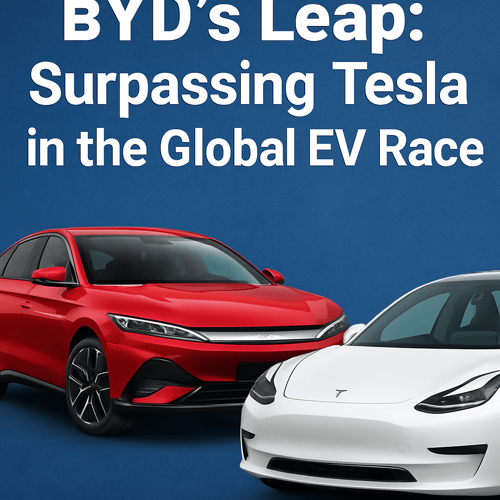 BYD's Leap: Surpassing Tesla in the Global EV Race - Web crafting code