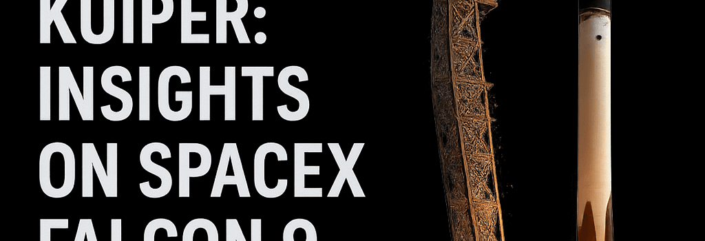 Amazon’s Project Kuiper: Insights on SpaceX Falcon 9 Collaboration image