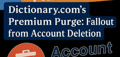 Dictionary.com’s Premium Purge: Fallout from Account Deletion image