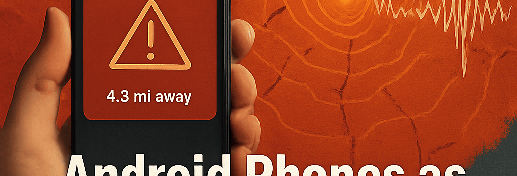 Android Phones as Earthquake Early Warning Systems image