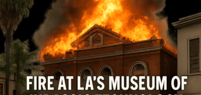 Fire at LA’s Museum of Jurassic Technology: Damage and Restoration image