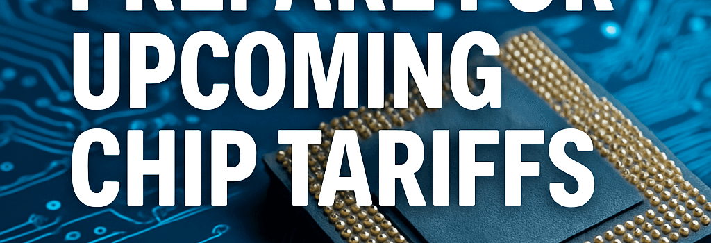 Tech Firms Prepare for Upcoming Chip Tariffs image