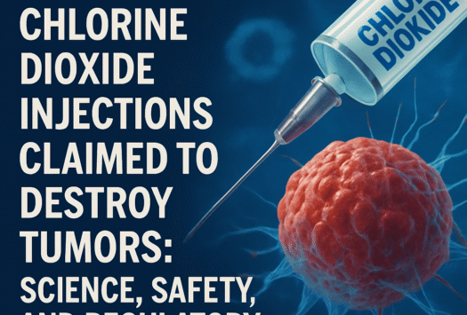 AI-Driven Chlorine Dioxide Injections Claimed to Destroy Tumors: Science, Safety, and Regulatory Hurdles image