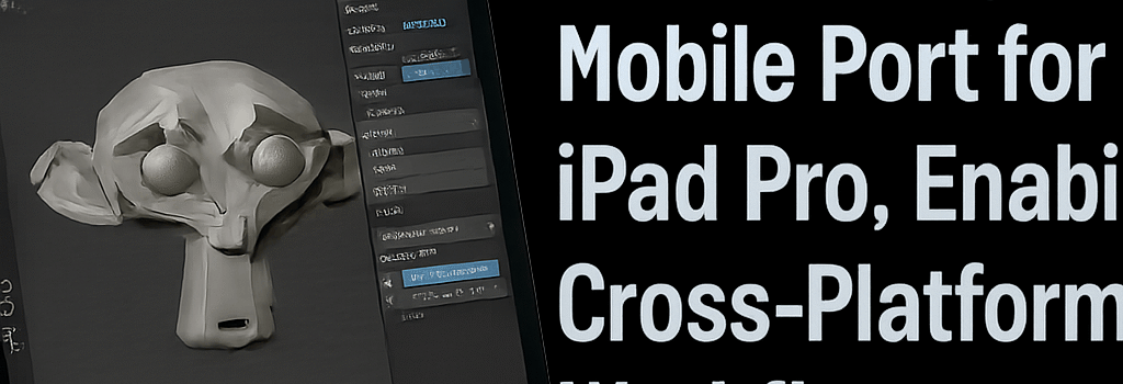 Blender запускає мобільну версію для iPad Pro: нові можливості крос-платформності! image