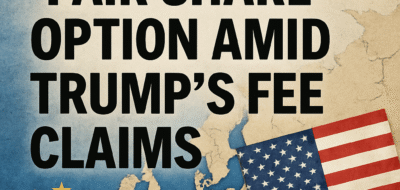 EU Maintains ‘Fair Share’ Option Amid Trump’s Fee Claims image