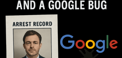 Reengineering Trust: A CEO’s Arrest Record and a Google Bug image