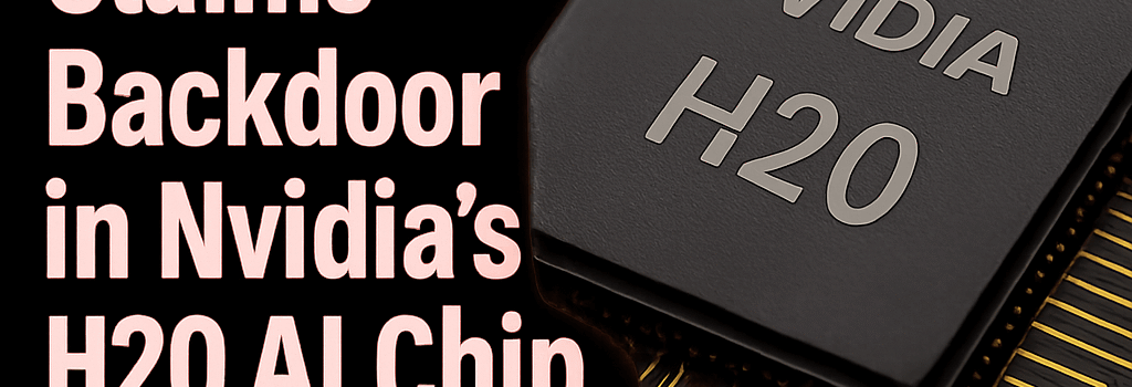 China Claims Backdoor in Nvidia’s H20 AI Chip for Market image
