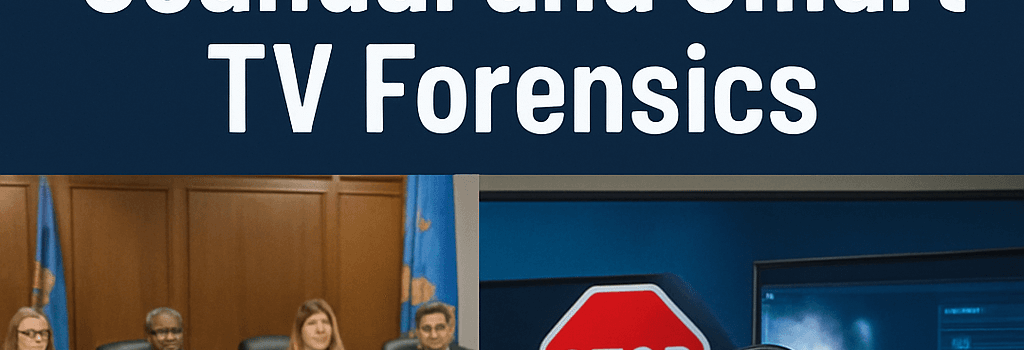 Oklahoma Board Meeting Porn Scandal and Smart TV Forensics image