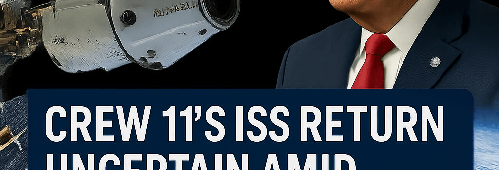 Crew-11’s ISS Return Uncertain Amid Trump’s NASA Cutbacks image