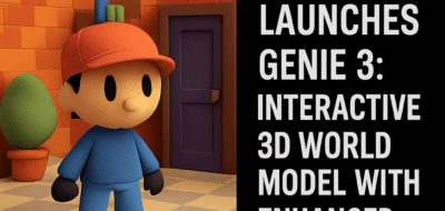 DeepMind Launches Genie 3: Interactive 3D World Model with Enhanced Memory image