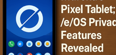 Murena’s Pixel Tablet: /e/OS Privacy Features Revealed image