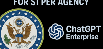 US Executive Branch Uses ChatGPT Enterprise for $1 per Agency image