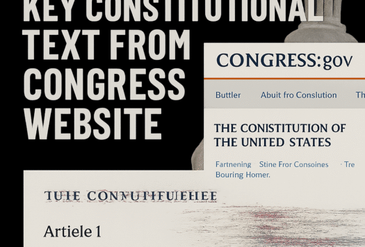 Glitch Erases Key Constitutional Text from Congress Website image